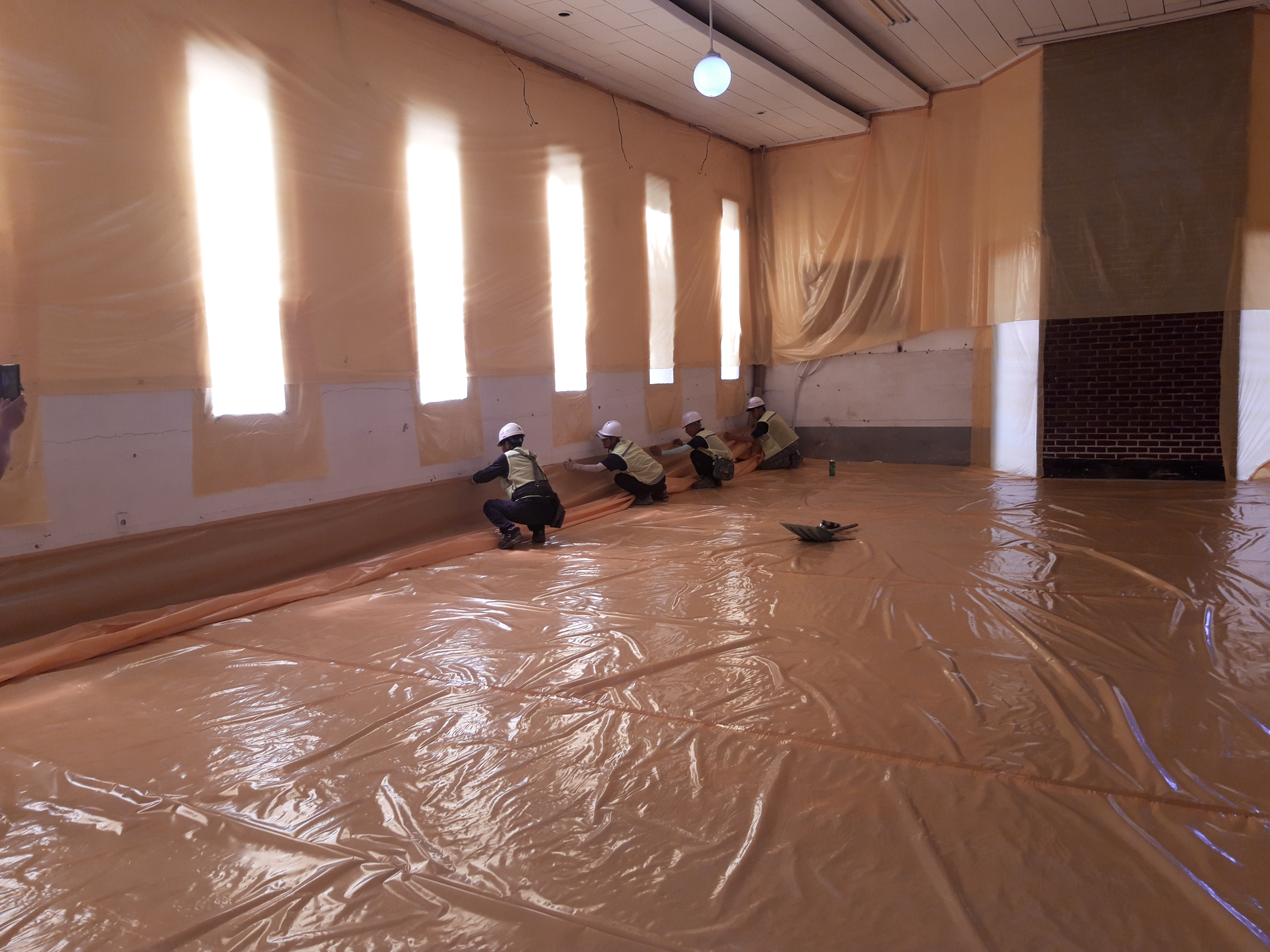 석면해체 밀폐작업